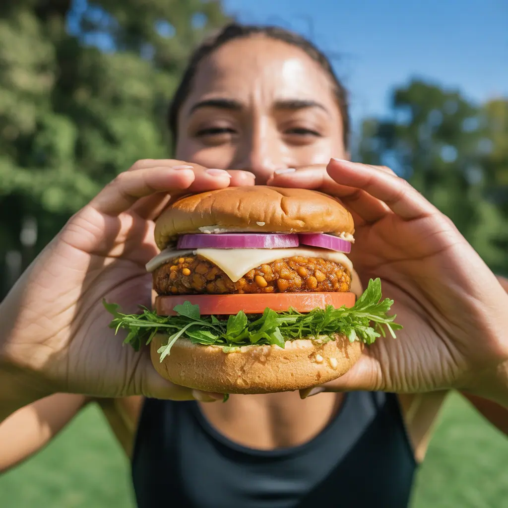 vegan chickpea burgers