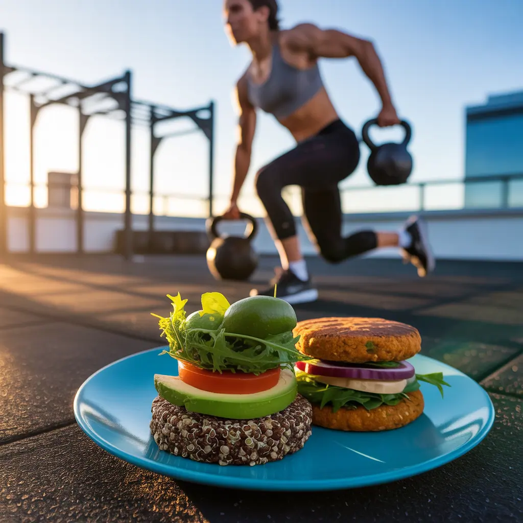 vegan chickpea burgers