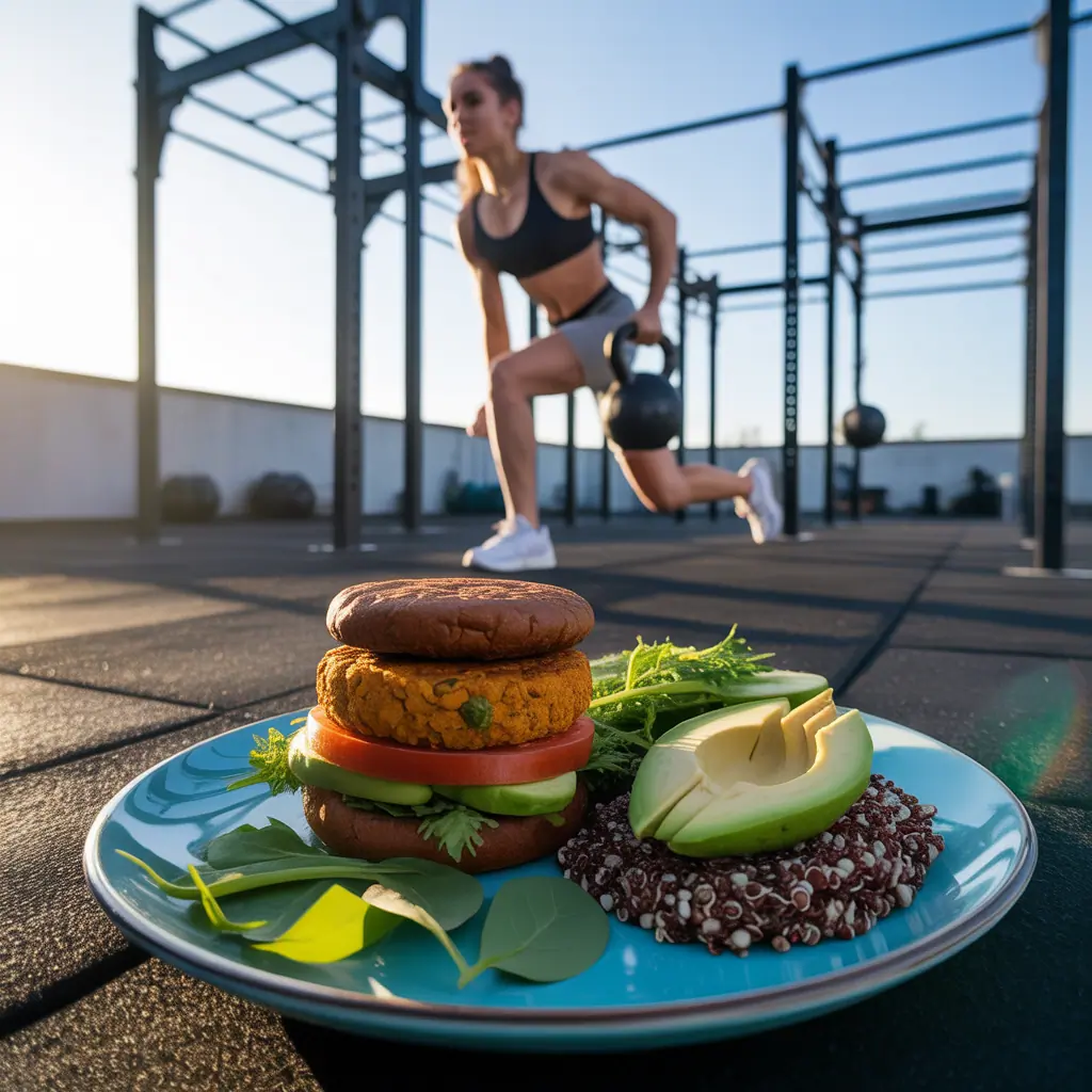 vegan chickpea burgers