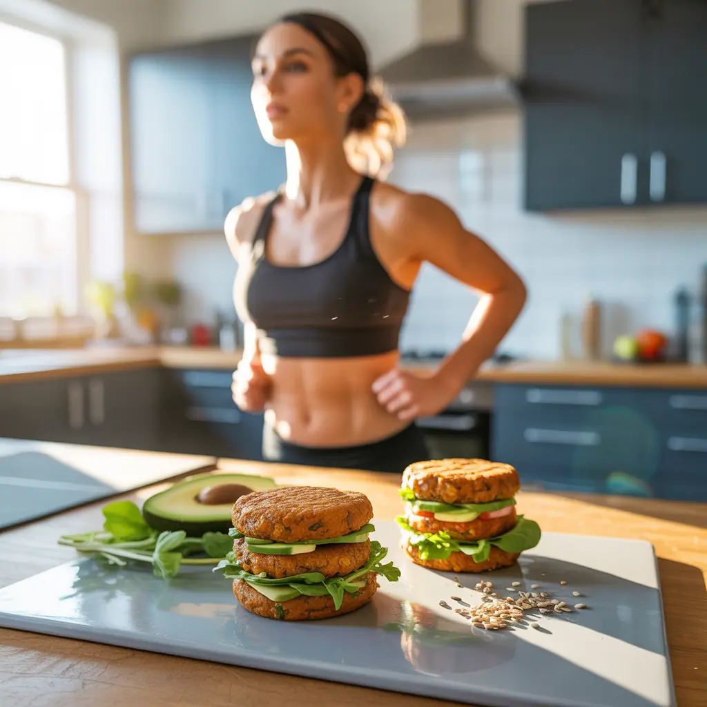 vegan chickpea burgers