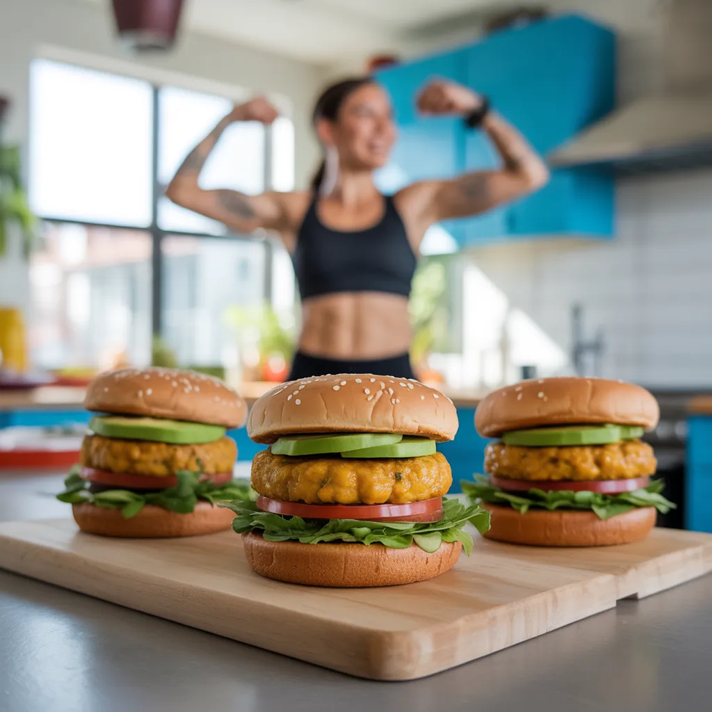 vegan chickpea burgers