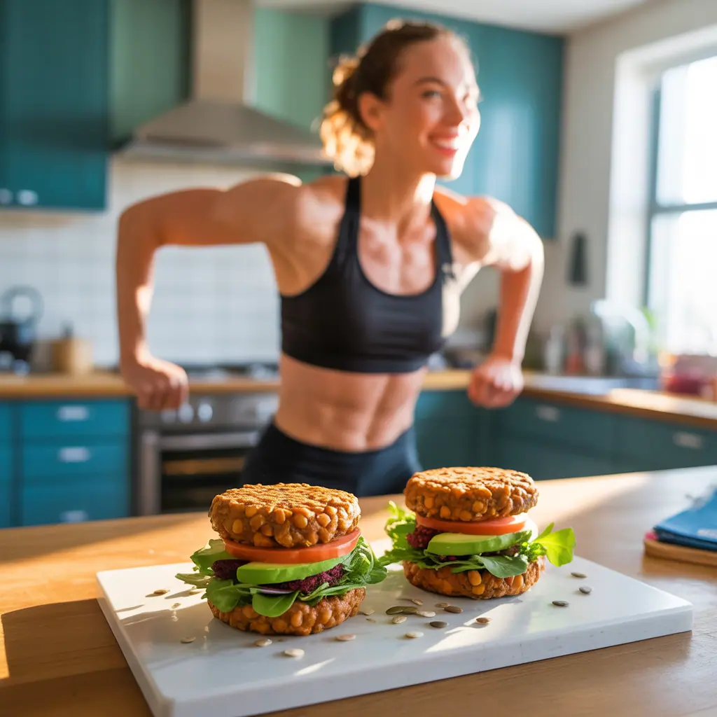 vegan chickpea burgers
