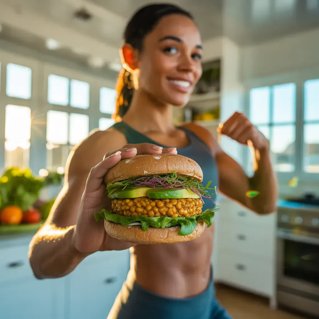 vegan chickpea burgers