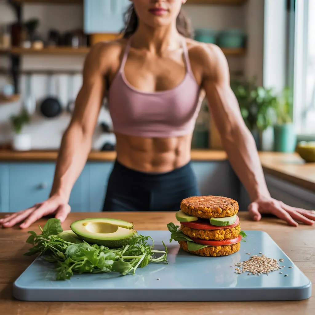 vegan chickpea burgers