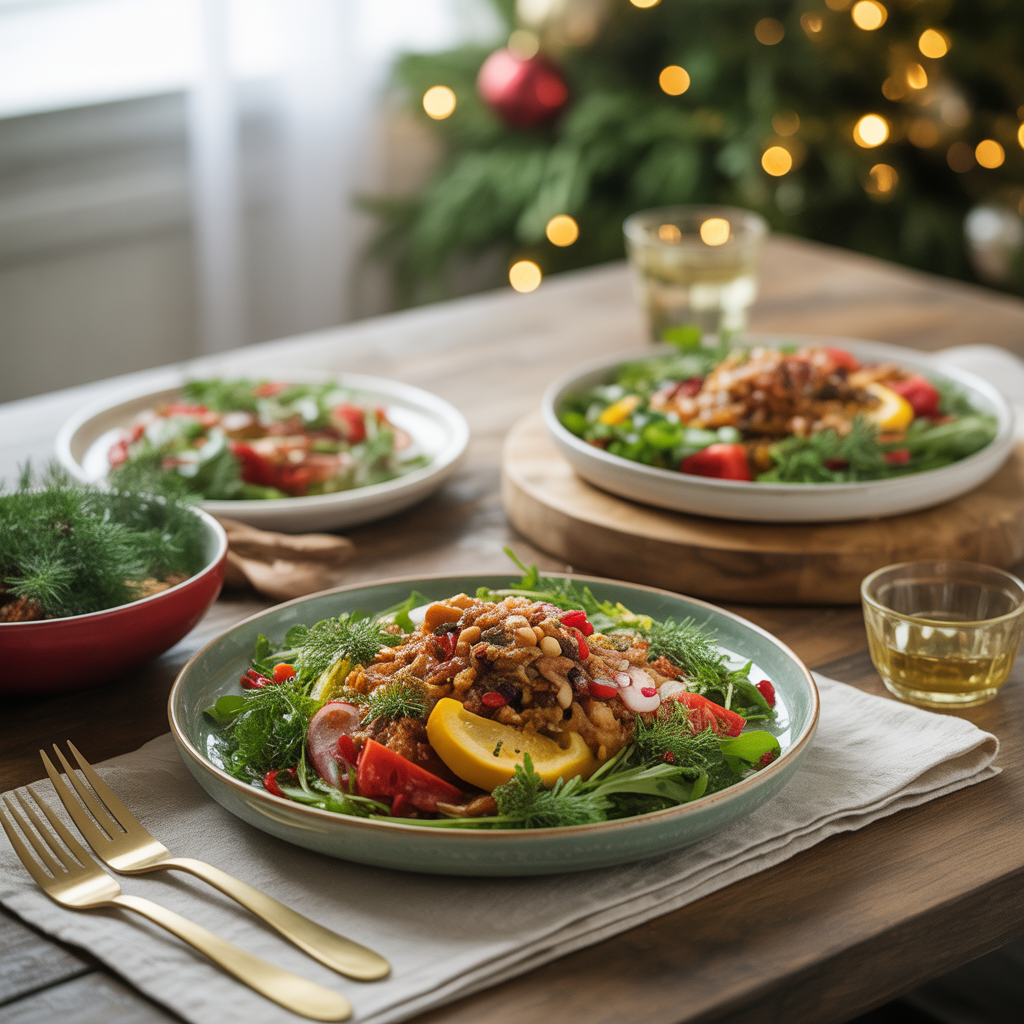vegetarian christmas dinners