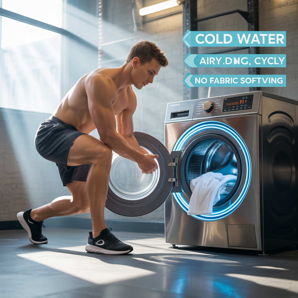 wash workout clothes tips