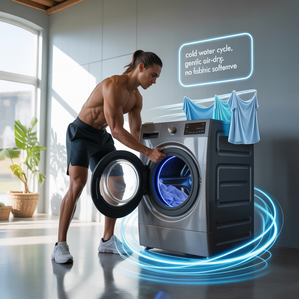 wash workout clothes tips