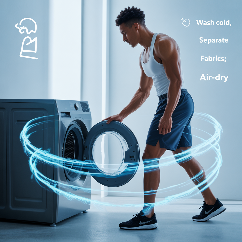 wash workout clothes tips