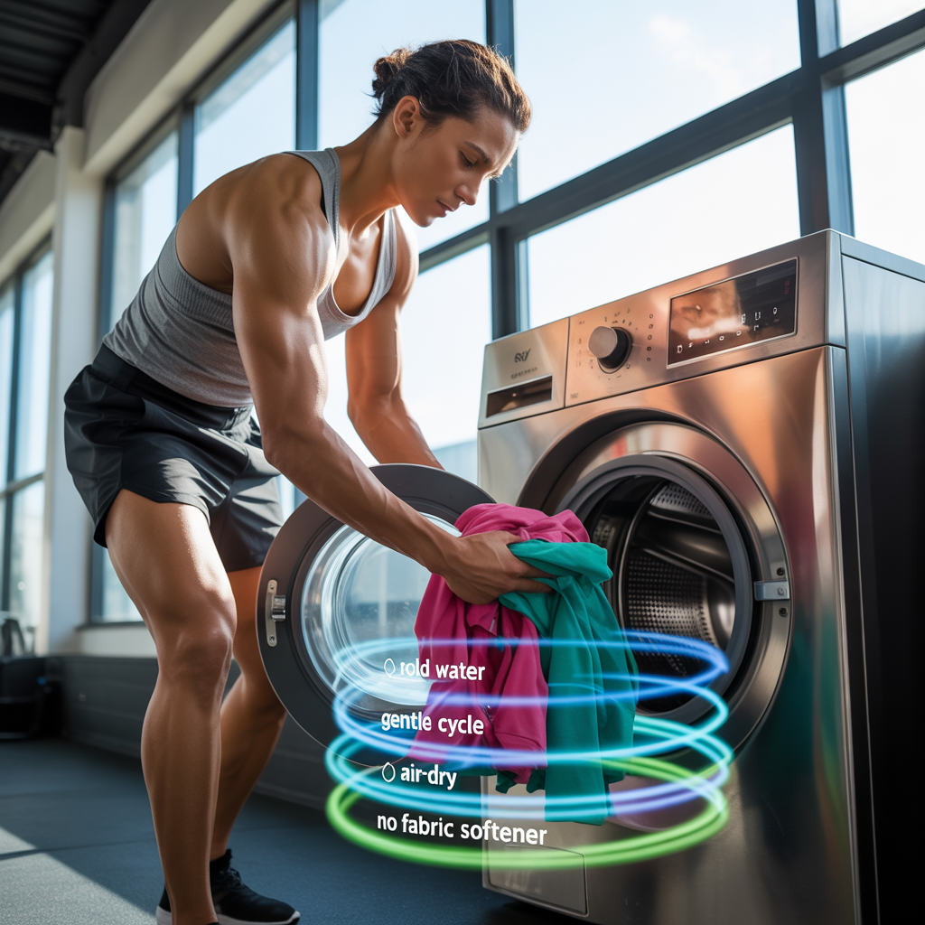 wash workout clothes tips