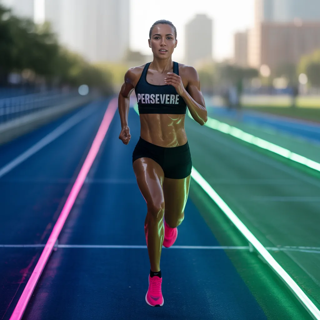 what are running tracks made of