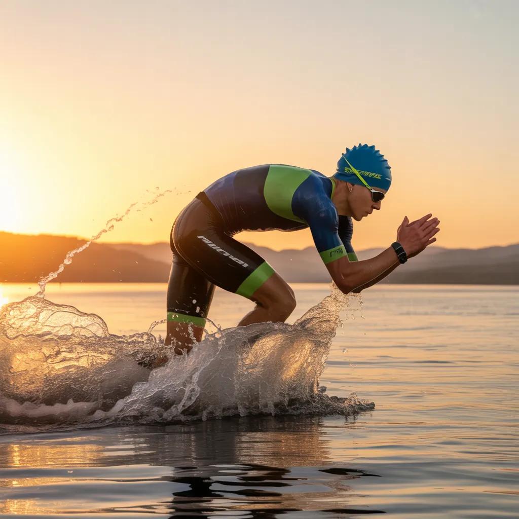 what is a good time for a sprint triathlon