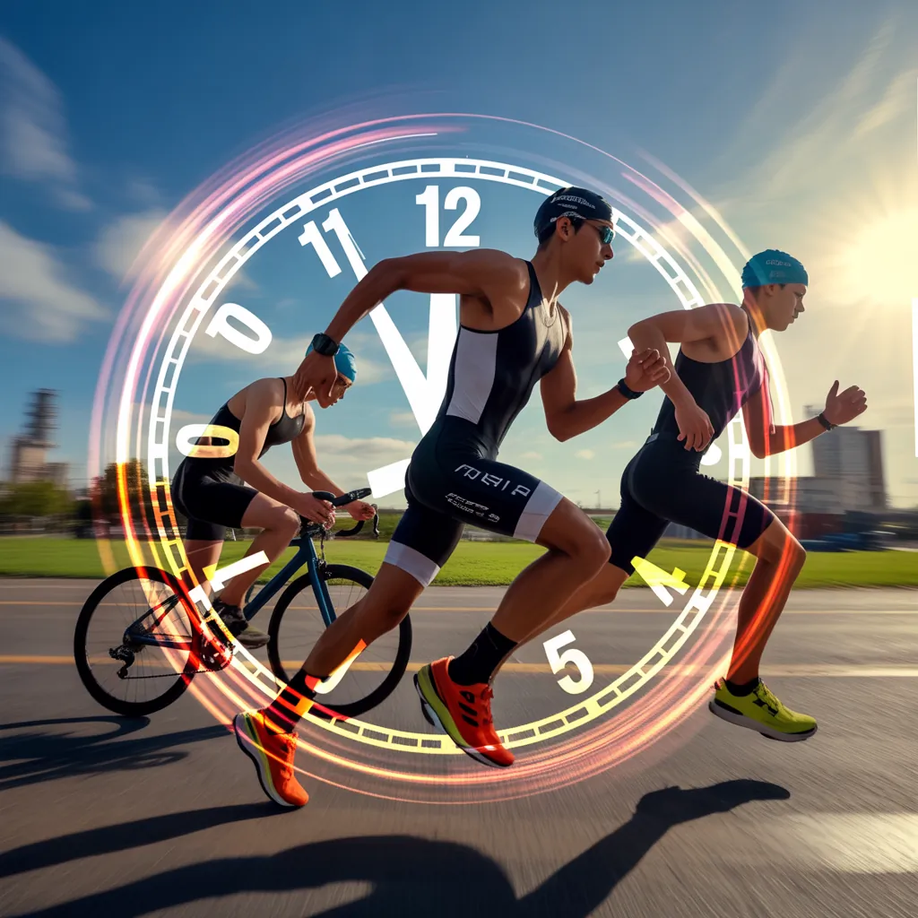 what is a good time for a sprint triathlon