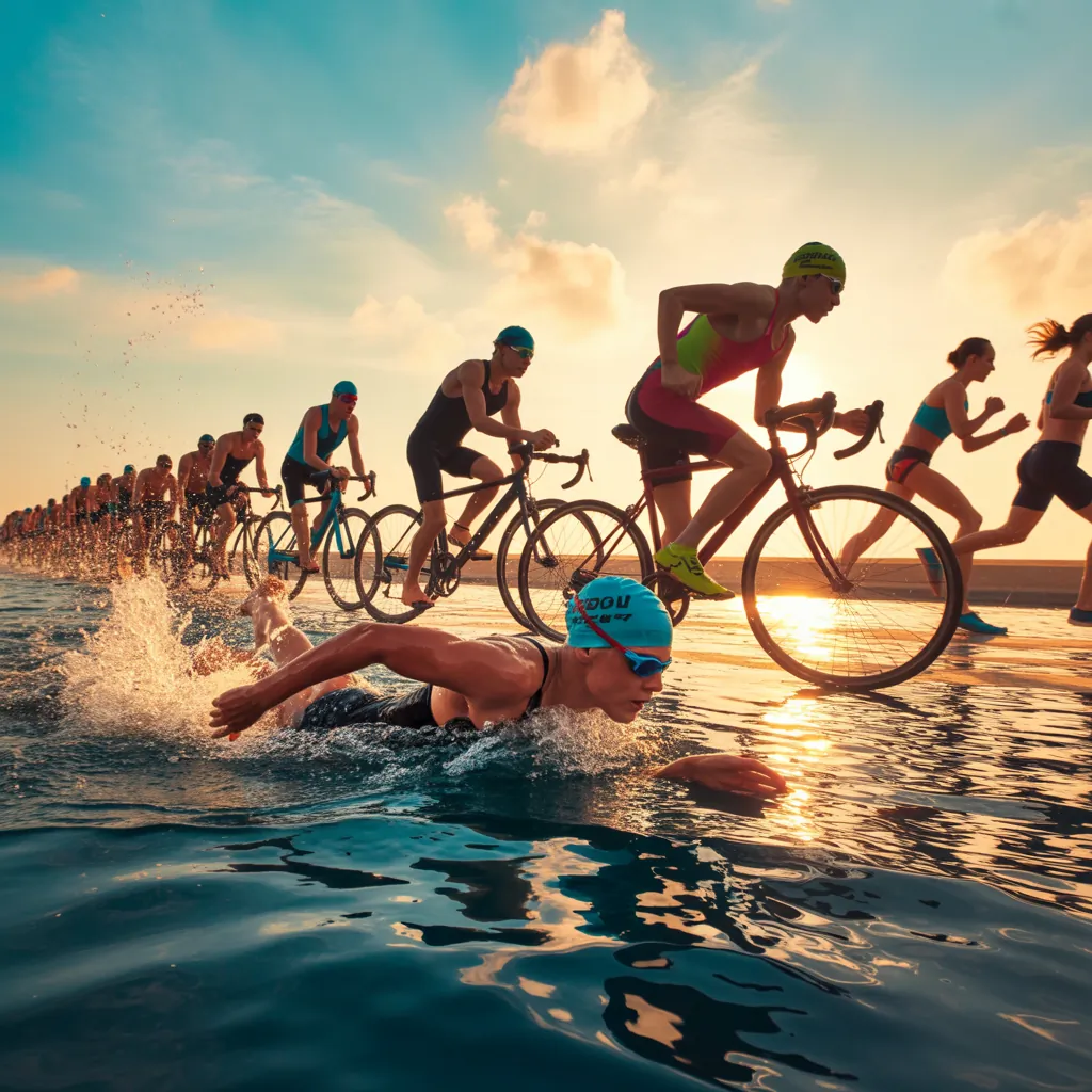 what is the order of a triathlon