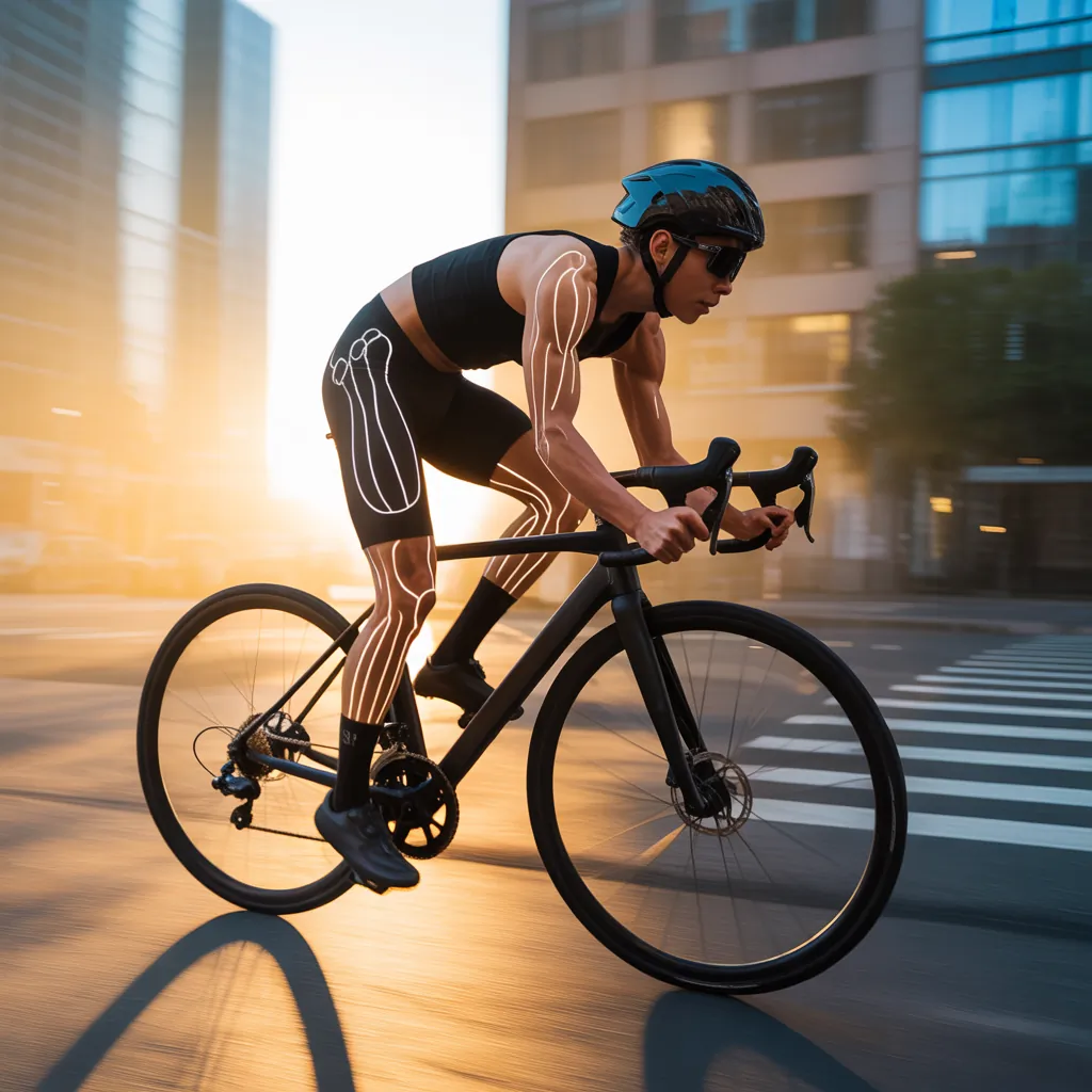 what muscles does cycling tone