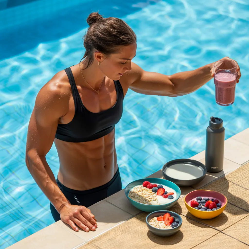 what to eat after swimming