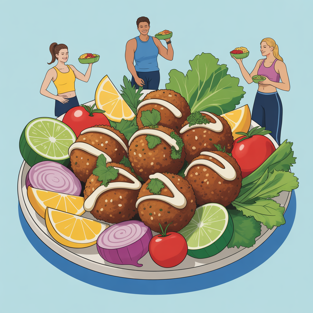 what to serve with falafel