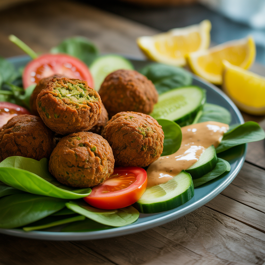 what to serve with falafel