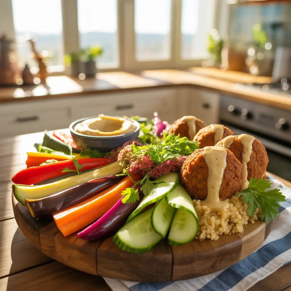 what to serve with falafel