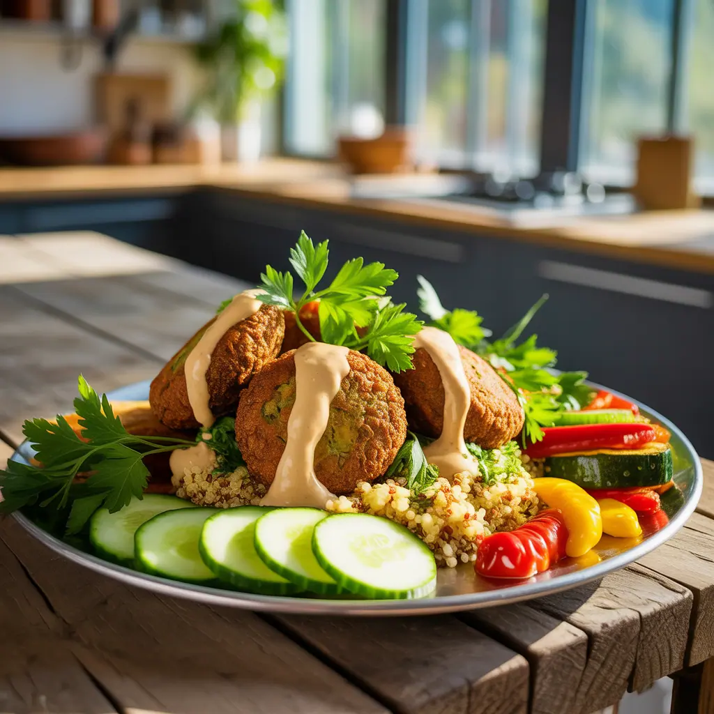 what to serve with falafel