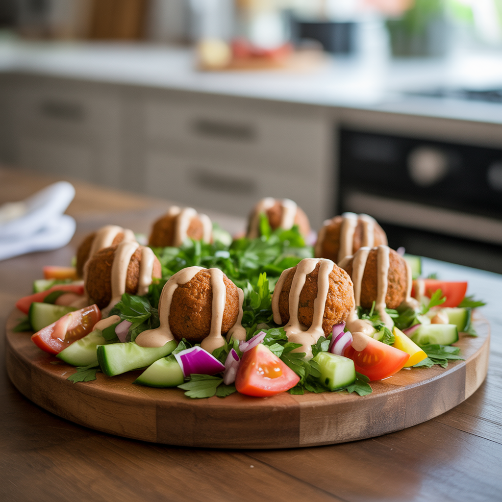 what to serve with falafel