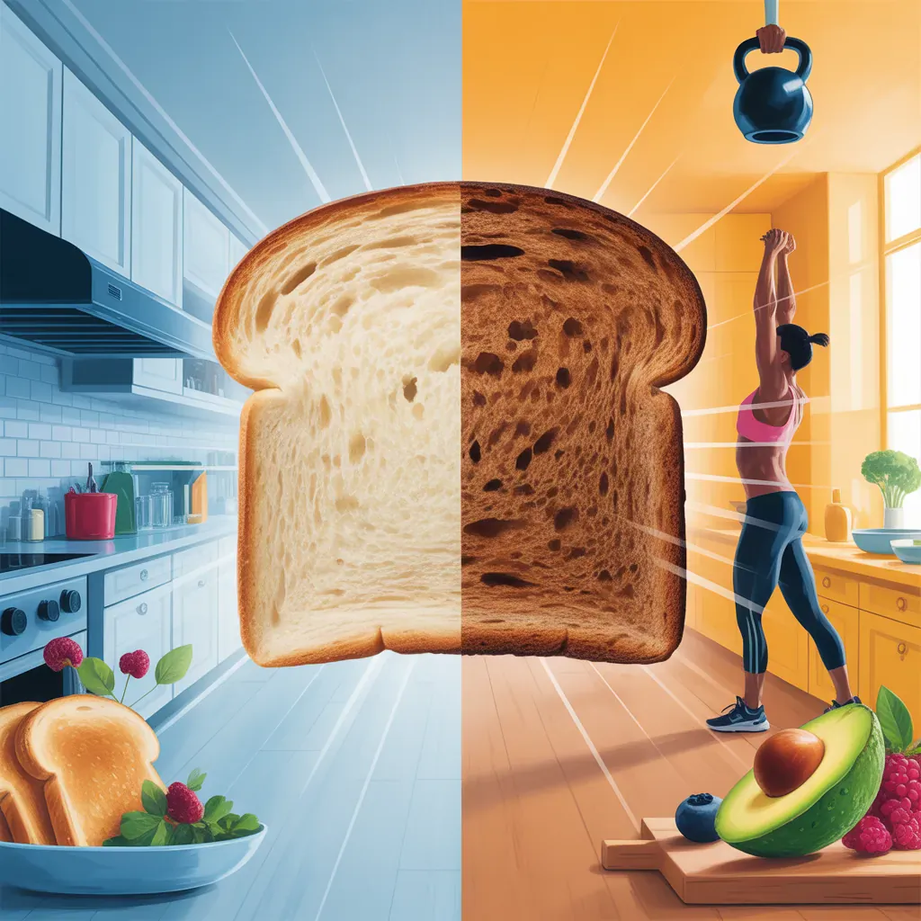 white vs whole wheat bread