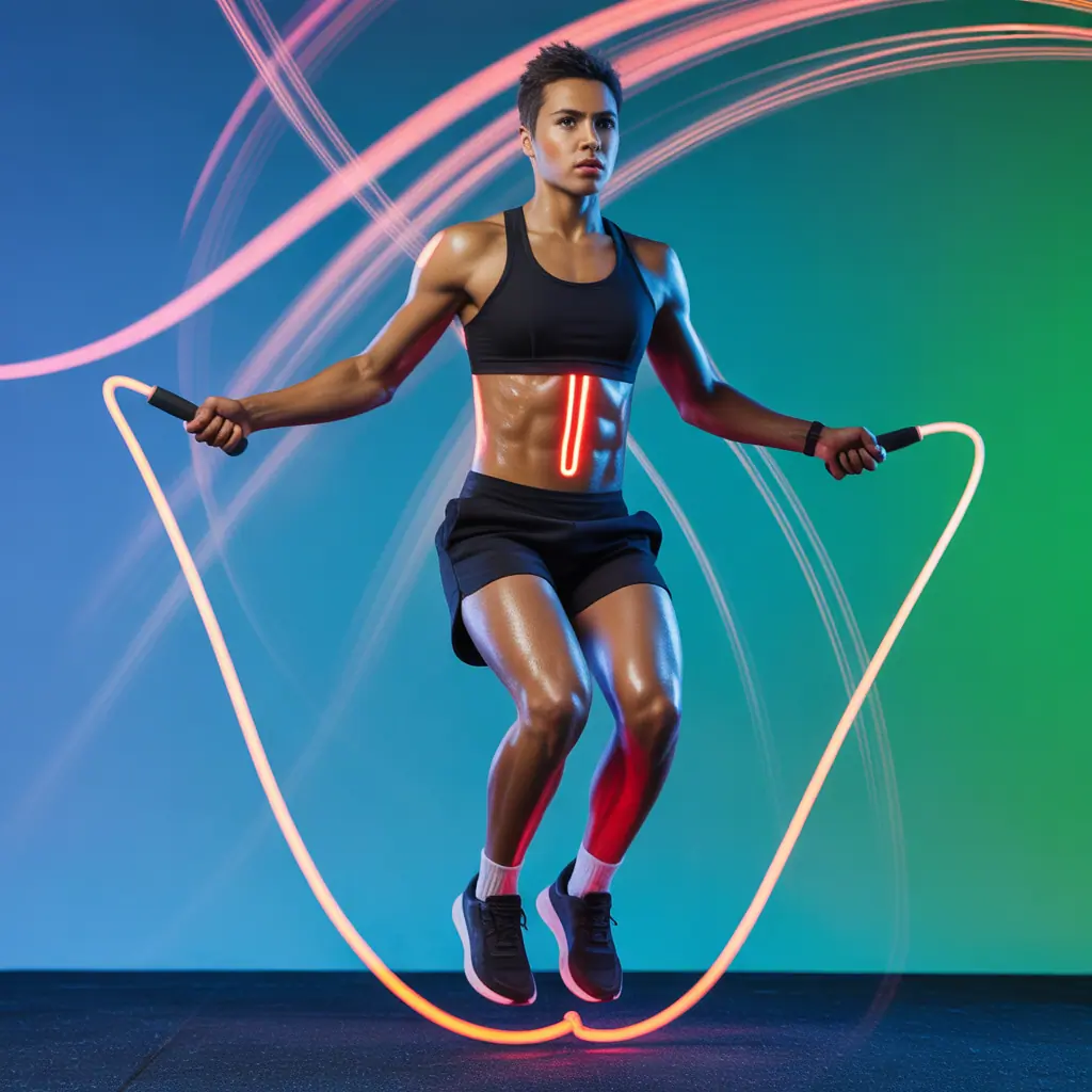 why are your abs sore after jumping rope