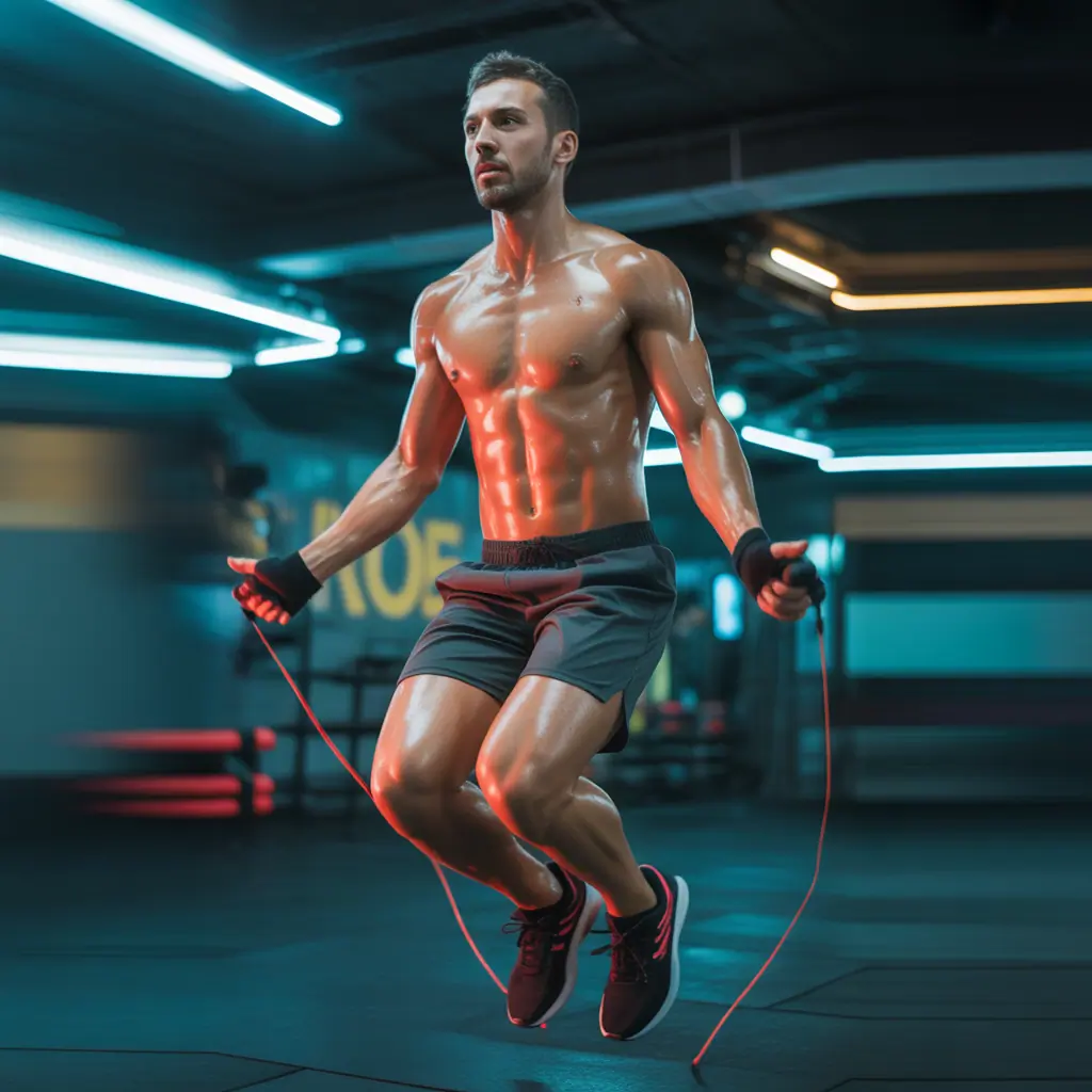 why are your abs sore after jumping rope