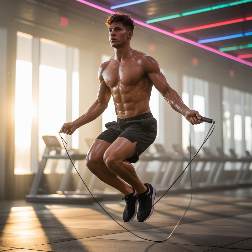why are your abs sore after jumping rope
