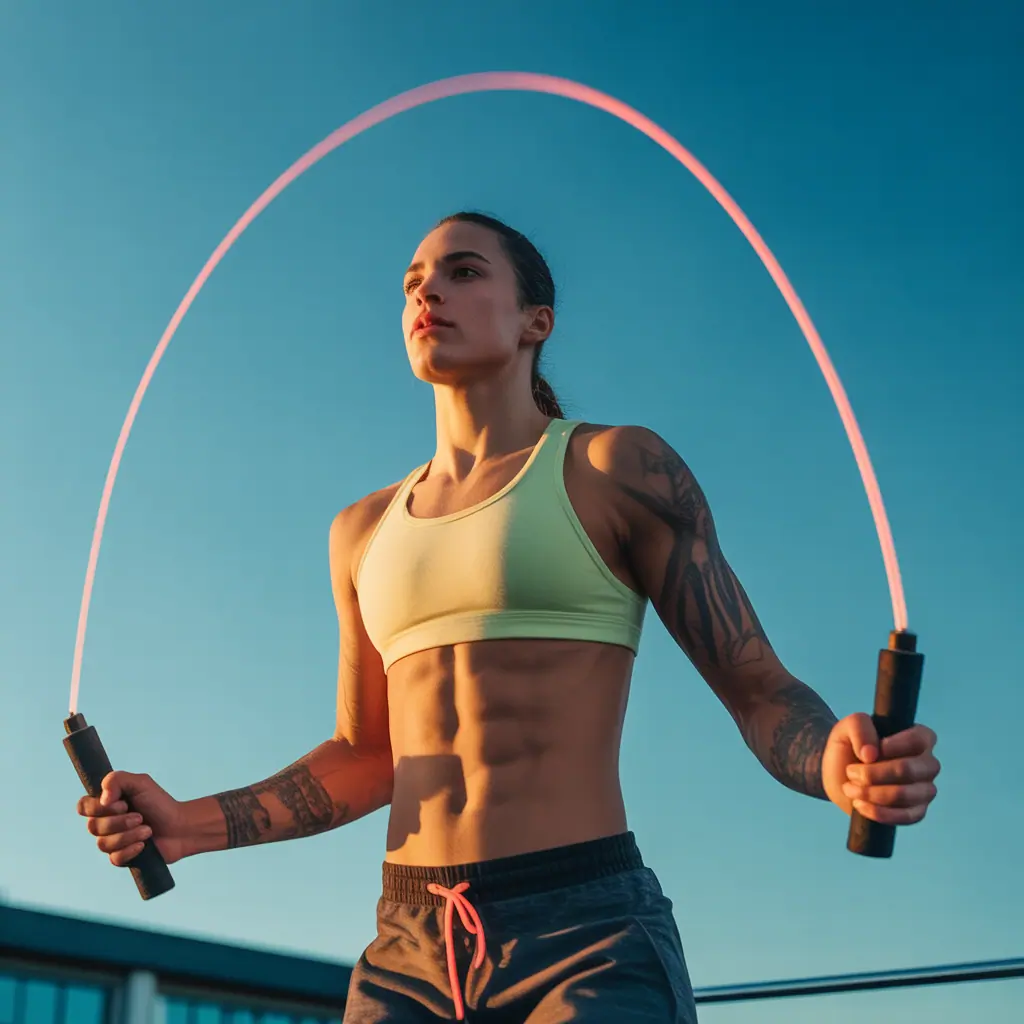 why are your abs sore after jumping rope