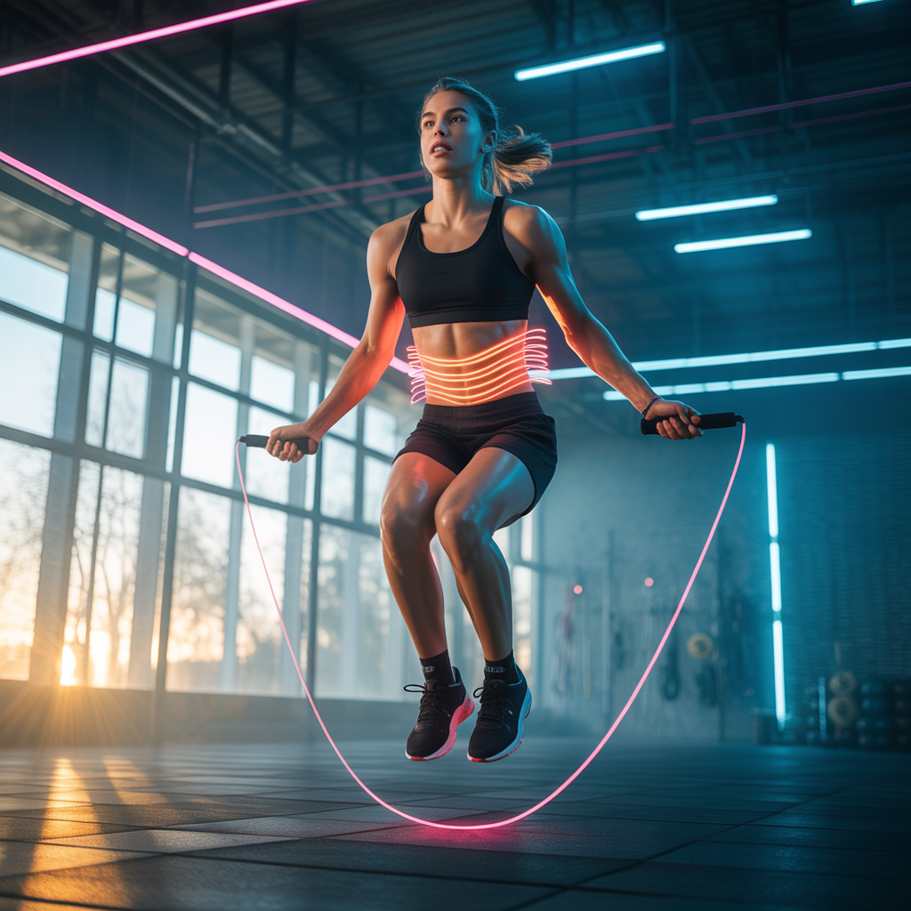why are your abs sore after jumping rope