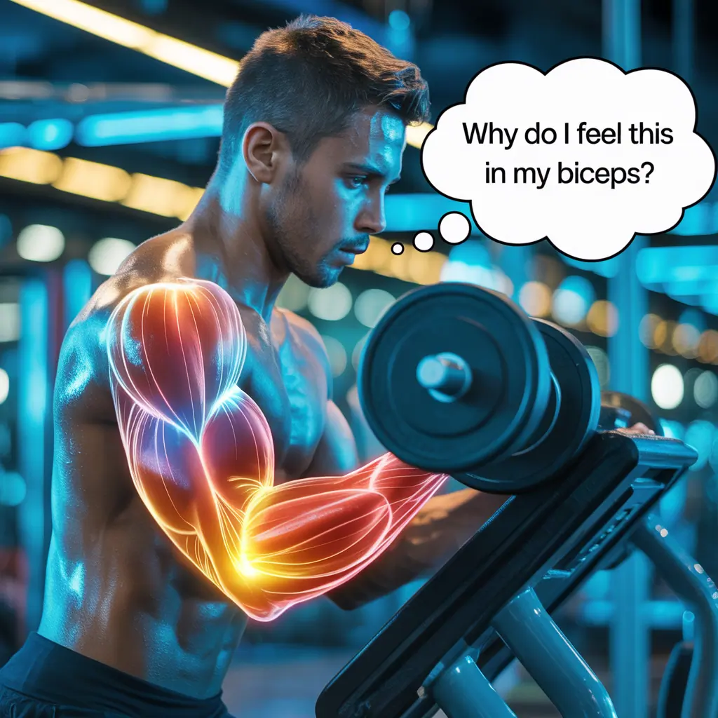 why do i feel shoulder press in my biceps