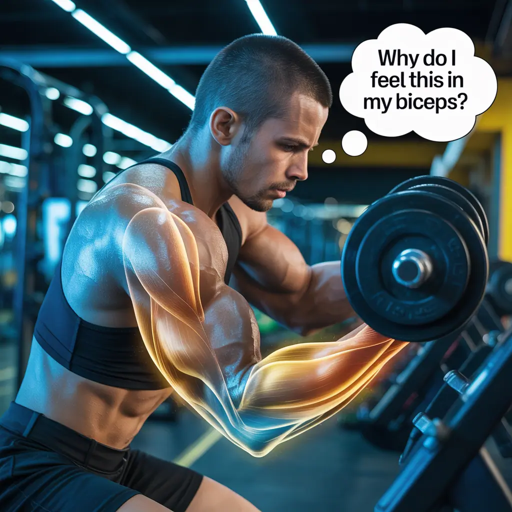 why do i feel shoulder press in my biceps