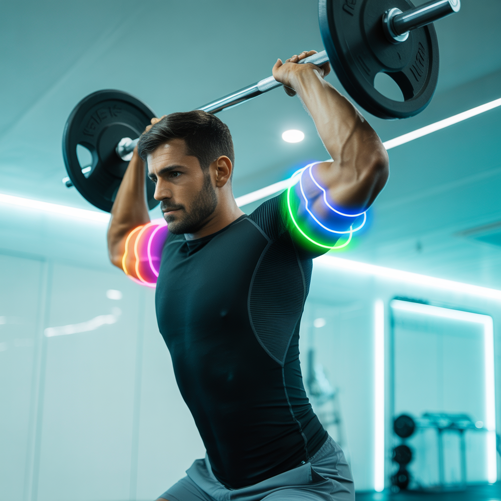 why do i feel shoulder press in my biceps