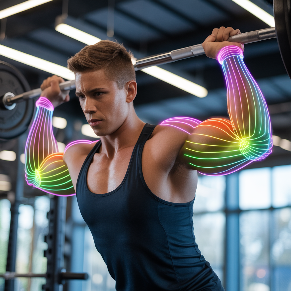 why do i feel shoulder press in my biceps