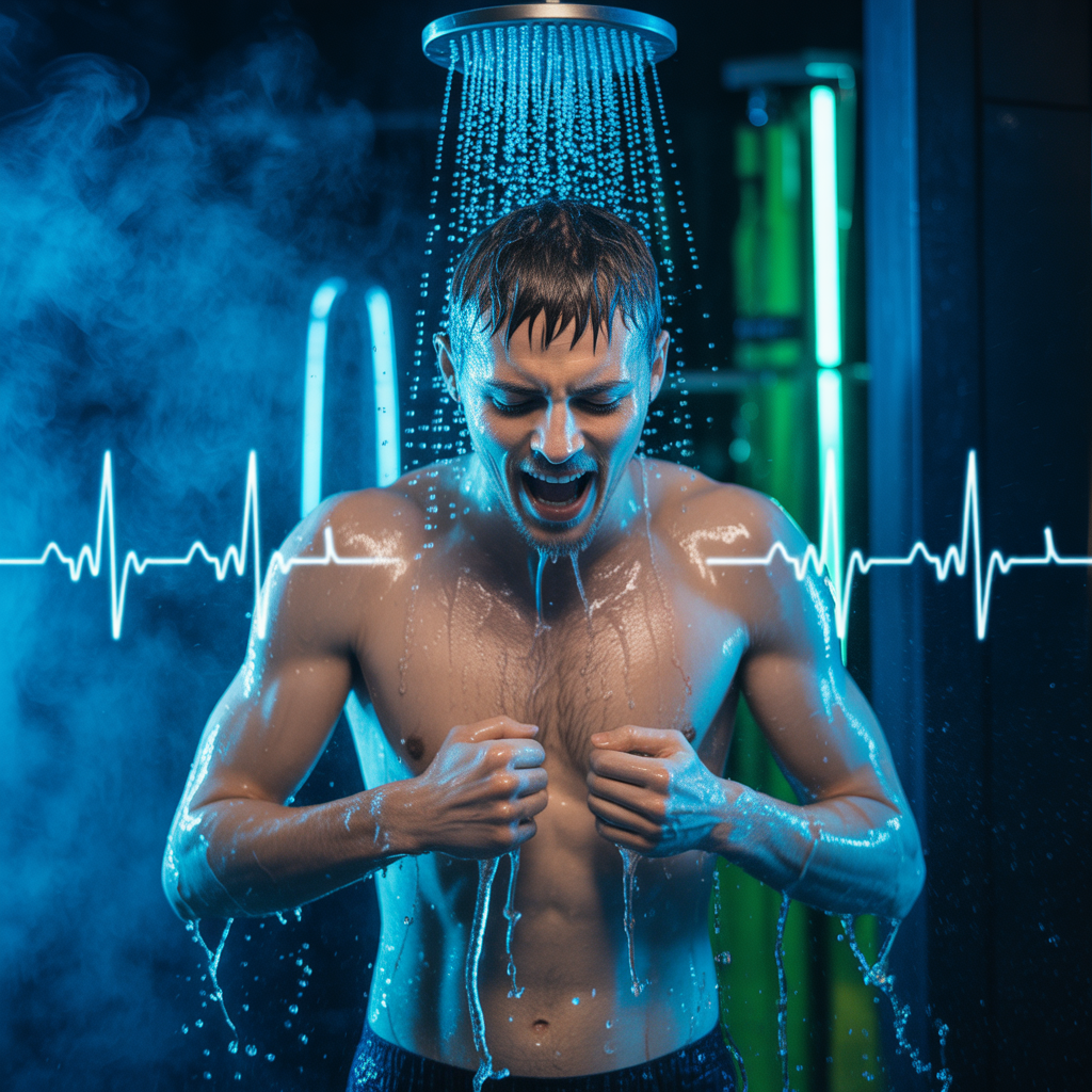 why is it hard to breathe in a cold shower and what is cold water shock