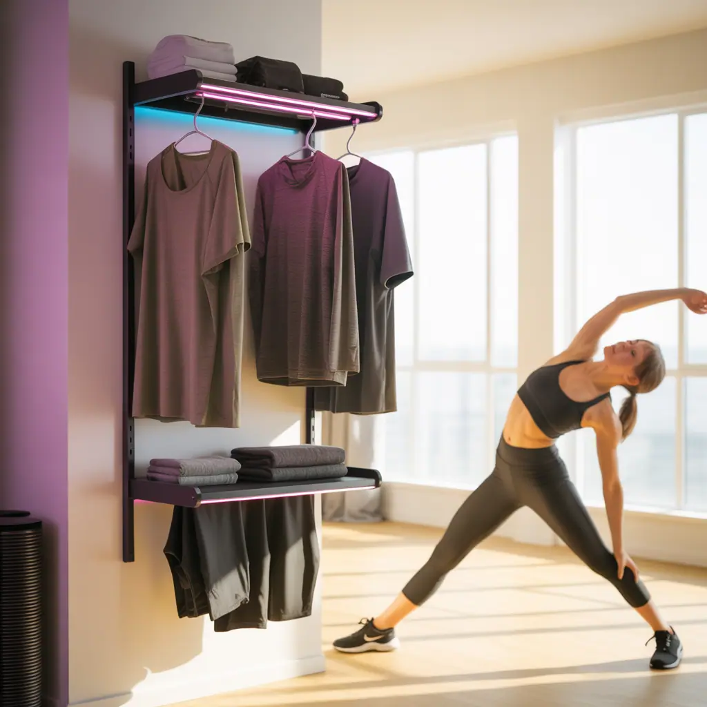 workout clothes organizer