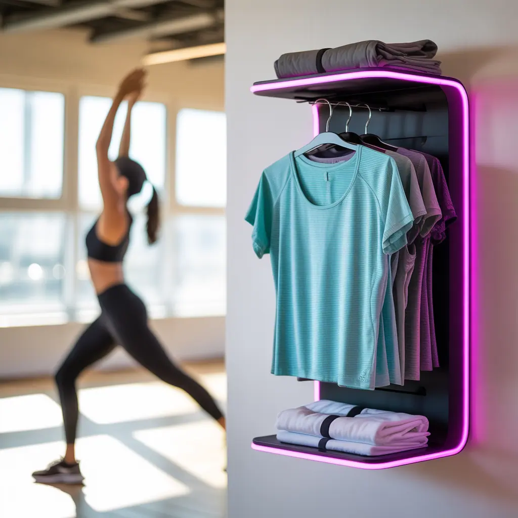 workout clothes organizer