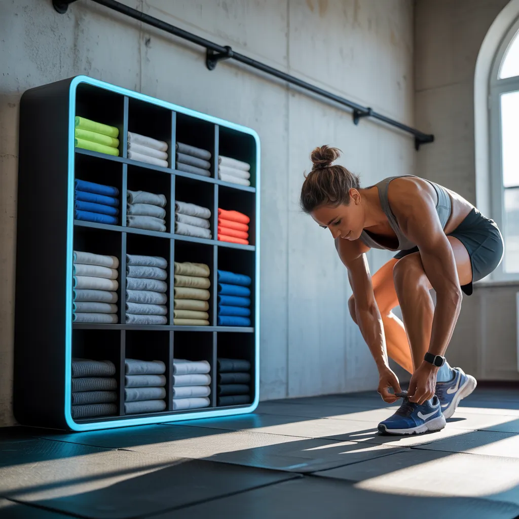 workout clothes organizer