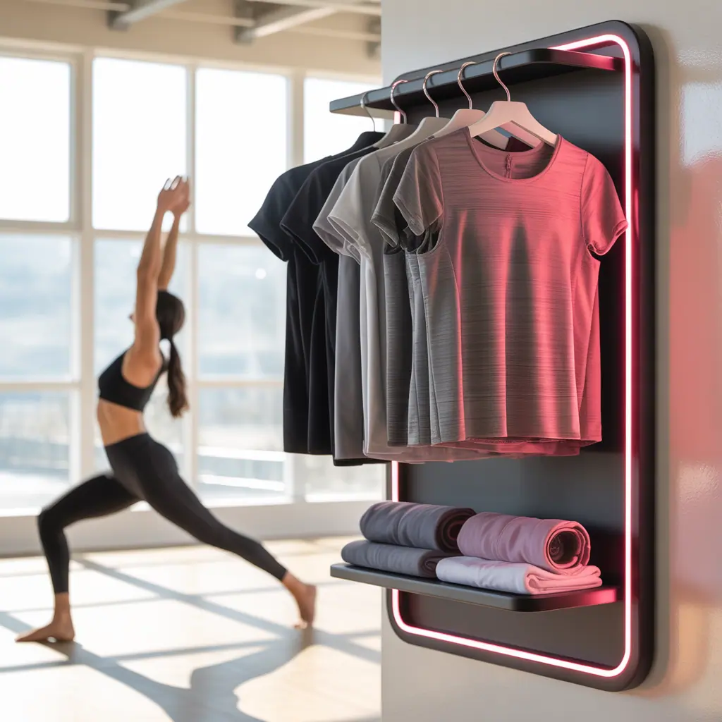workout clothes organizer