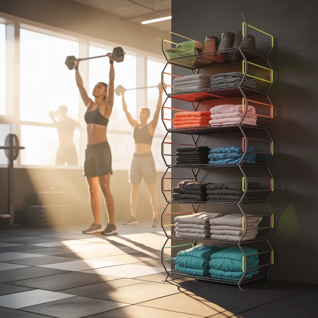 workout clothes organizer