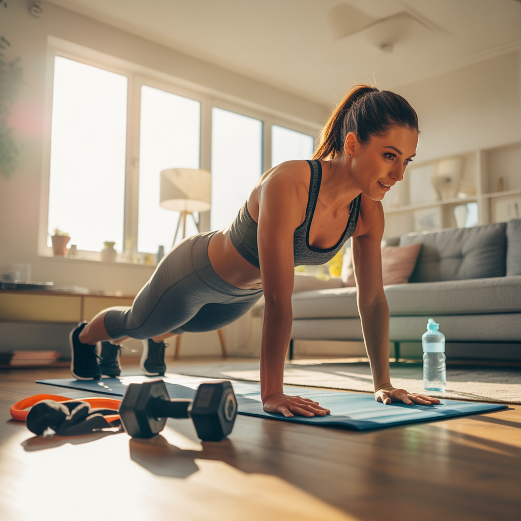 workout tips for beginners at home