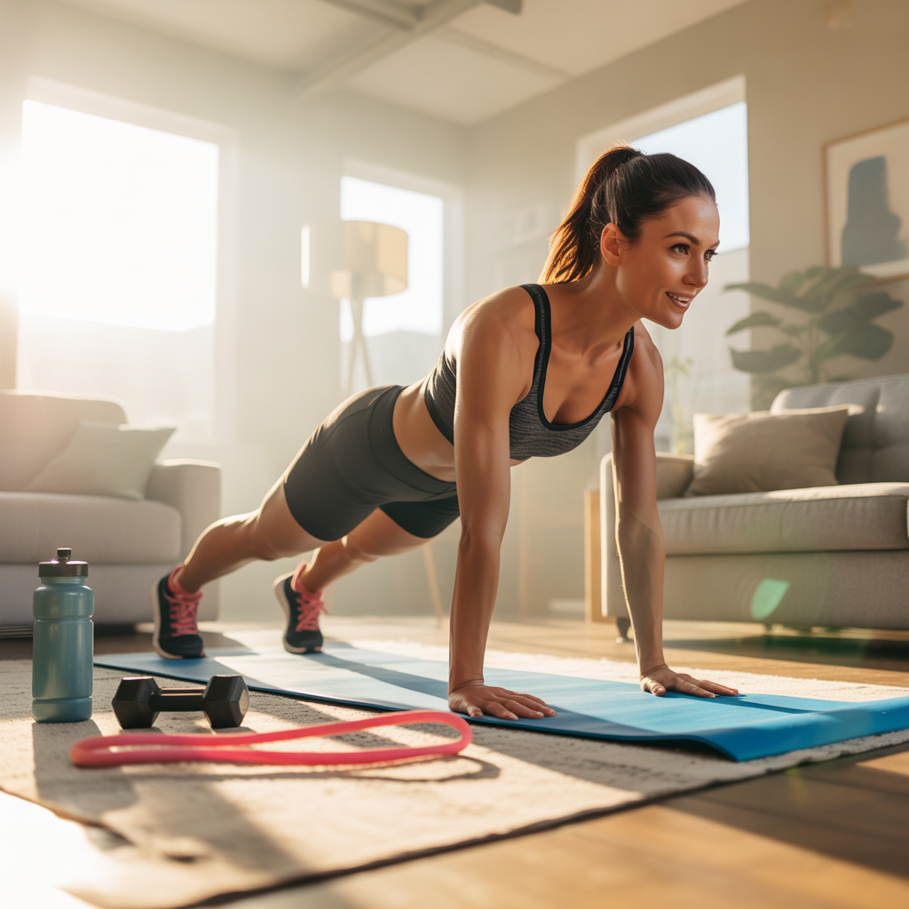 workout tips for beginners at home