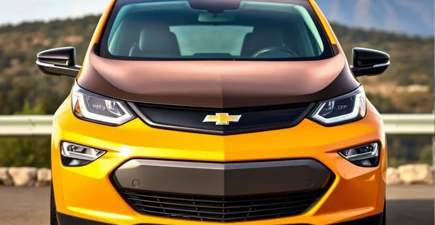 Chevrolet Bolt EV driving on the road