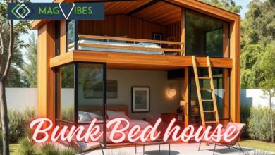 bunk bed house