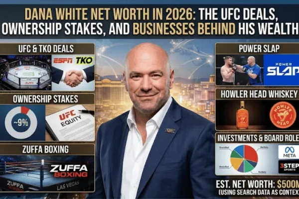 Dana White Net Worth in 2026: The UFC Deals, Ownership Stakes, and Businesses Behind His Wealth