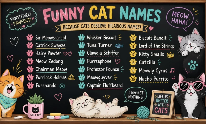 Funny Cat Names